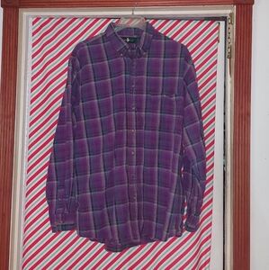 Hunt club Purple Plaid Men's Shirt7/